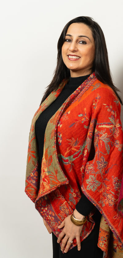 Classic Art Cape~Tangerine Bird